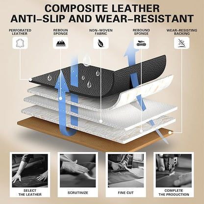 Car Seat Cover Fit for Honda CR-V 2014-2026 Waterproof Seat Covers,Nappa Faux Leather Breathable and Comfortable,Car Seat Protector Car Interior Accessories (Full Set) Black