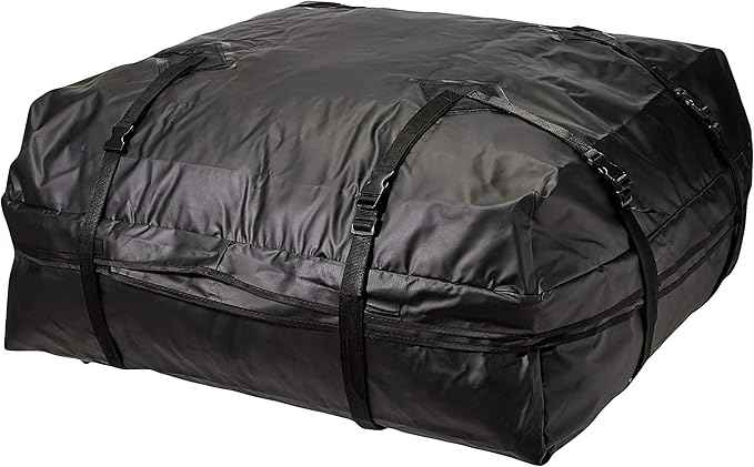 Keeper 07202 Weatherproof Rooftop Cargo Bag, 11 Cubic Feet, Black