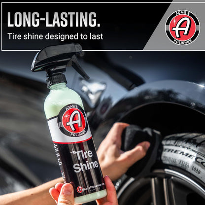 Adam's Polishes Tire Shine 5 Gal - Spray Tire Dressing W/ SiO2 For Non Greasy Car Detailing | Use W/Tire Applicator After Tire & Wheel Cleaner | Tire Ceramic Coating Car Wax Like Tire Protection