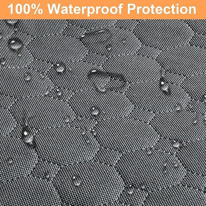 Mancro Dog Car Seat Cover for Back Seat, 2026 Upgraded 600D Heavy Duty Waterproof & Scratch-Resistant Dog Hammock for Car, Back Seat Pet Cover for Dogs with Sedan, Trucks and SUVs, Standard, Grey