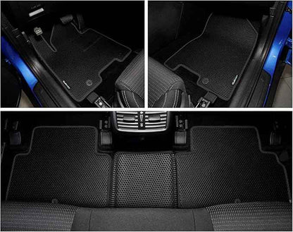 CLIM ART All-Weather Car Floor Mats Compatible with Hyundai Tucson 2019-2021, Custom-Fit Heavy-Duty Floor Liners for Cars & SUVs, Car Accessories for Men & Women, Black - FL911316037