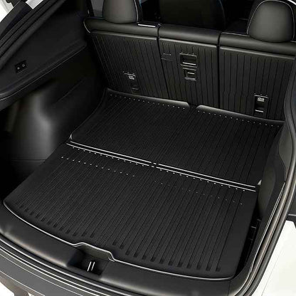 SUPER LINER 2025 2026 Tesla Model Y Juniper Floor Mats & Accessories & Extra-Thick TPE Cargo Liners, 9 PCS CabinProtect™ Pro Kit Full-Cabin Protection System(Only fit Premium&Performance)