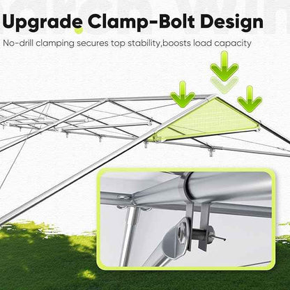 Quictent 20x60 Heavy Duty Party Tent for Parties Outdoor Large Canopy Wedding Event Shelter Wedding Tents for Parties with Storage Bags(Church)