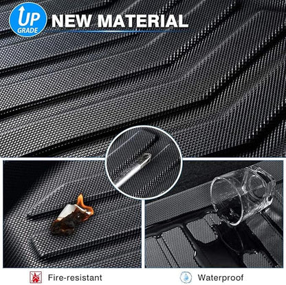 KUST Floor Mats for Kia Sportage 2018-2022 All Weather Car Mats Carpet Floor Liners 1st & 2nd Row Liner Black Non-Slip (Not for 2023 Sportage)