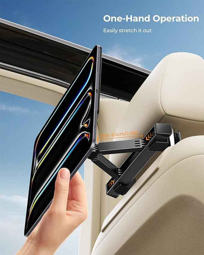 KU XIU Magnetic iPad Holder for Car Headrest,Backseat Tablet Car Mount for iPad Pro/Air 11" M2, Road Trip Essentials for Kids, Tablet Car Holder for iPad Pro 11 1st/2nd/3rd/4th, iPad Air 10.9" 4/5th