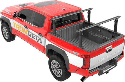 Ladder Rack for Truck, 800 LBS Capacity Truck Bed Rack, 19"-25" Height-Adjustable Aluminum Truck Ladder Racks, Fit for Medium-Size Pickup Toyota Tacoma Jeep Gladiator with Bed Rail