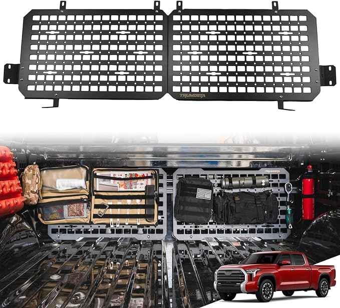 Front Bed MOLLE Panel Fit for 5.5 Feet Toyota Tundra 2022-2025 2026 Truck Storage Organizer System
