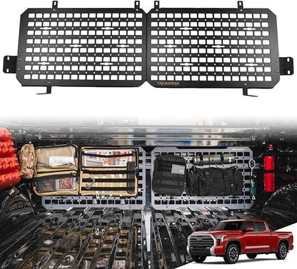 Front Bed MOLLE Panel Fit for 5.5 Feet Toyota Tundra 2022-2025 2026 Truck Storage Organizer System