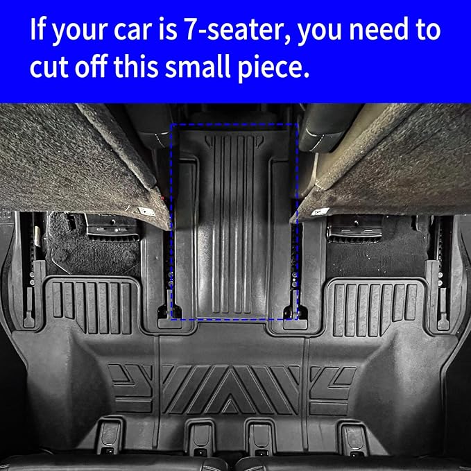 Rongtaod Floor Mats Compatible with 2021-2025 2026 Kia Sorento 6&7 Seats (not for Hybrid) Cargo Mat Cargo Liner Back Seat Cover 2024 Sorento Accessories (Trunk Mat with Backrest Mat+Floor Mats)