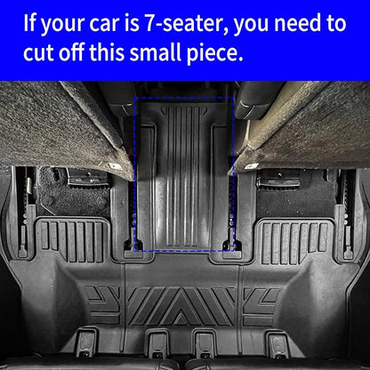 Rongtaod Floor Mats Compatible with 2021-2025 2026 Kia Sorento 6&7 Seats (not for Hybrid) Cargo Mat Cargo Liner Back Seat Cover 2024 Sorento Accessories (Trunk Mat with Backrest Mat+Floor Mats)