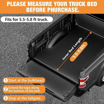 Truck Bed Tent 5.5' ~ 5.8', Upgrade Quick Setup Truck Tent for Camping, 3000mm Waterproof Pickup Truck Tent for 2 Person, Ford, GMC, Toyota, Chevy, Dodge, Nissan