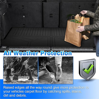 Cartist Floor Mats and Cargo Liner Fit for BMW X5 2019-2025 2026 All Weather Floor Mat X5 Accessories Heavy Duty Carpet Protection (Only for 5 Passengers)