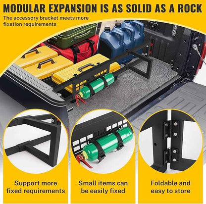 Truck Bed Divider & Organizer Panel, Cargo Manager & Aluminum Alloy Luggage Divider, Compatible with 2015-2026 Ford F-150 Accessories