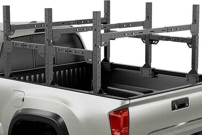 Adjustable Ladder Bed Racks Compatible with Silverado/Sierra/Ram/Ford F-Series/Tacoma/Tundra/Titan/Frontier/Colorado/Canyon/JT/Ranger/Maverick, Universal Truck Cargo Rack