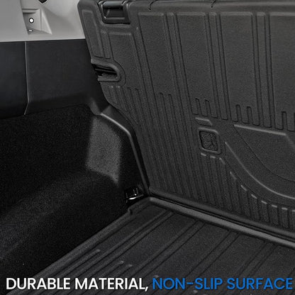 Cargo Mat Backrest Mats for Nissan Rogue 2021-2025 2026 (Not fit Sport), All Weather TPE Cargo Liner Trunk Mat Accessories (2021-2025 | Rogue |Cargo Mat with Backrest Mat)