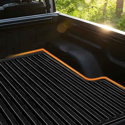 GEEDAR Rubber Bed Mat Compatible with Jeep Gladiator JT 5ft 2020-2026 (60 inches) Heavy Duty Truck Bed Mat for Jeep JT 5ft Truck Bed Liner, Heavy Duty Pickup Bed Accessories Cargo Mat