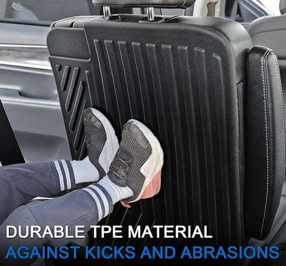 Kick Mats for 2021-2025 2026 Jeep Grand Cherokee L with 2nd Row Captain Chairs (Only for 6-Seater), All Weather TPE SeatBack Protector Accessories (L | 2nd Row Backrest Mats)