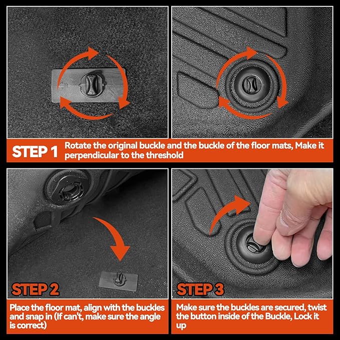 Custom Fit Floor Mats for Honda HRV 2023-2026, All Weather TPE Floor Liners with Trunk Mat & Backrest Protectors, Odorless Full Set Interior Accessories