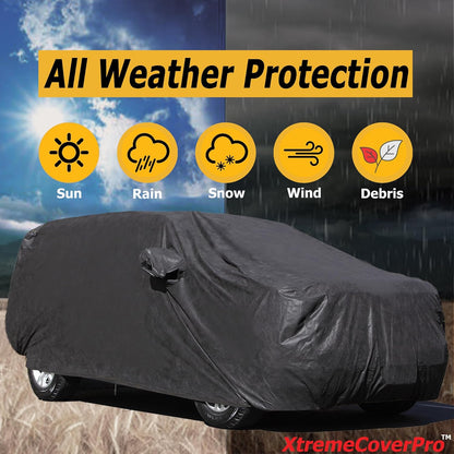 All Weather Waterproof car Cover Good for rain Snow uv Protection dust Escalade ESV Suburban Expedition Yukon XL Excursion Grand Wagoneer Navigator - AutoBay