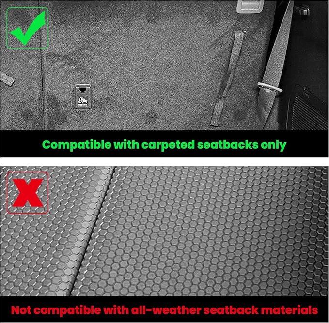 LASFIT Cargo Mat & Backrest Mat for Subaru Forester 2025-2026 (Not Fit Hybrid & Wilderness), All Weather TPE Custom Fit Easy Clean Trunk Mat for Forester 2025 2026 Car Cagro Liners,Black