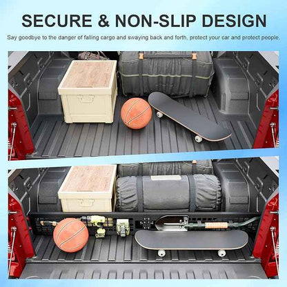 Truck Bed Divider Compatible with 2019-2026 Chevy Silverado GMC Sierra Cargo Manager Molle Panel Truck Bed Organizer Replacement for 2019-2026 Chevy Silverado Accessories
