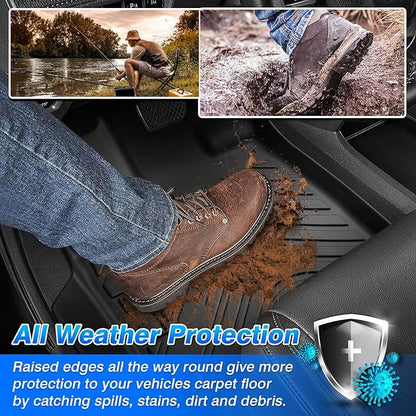 Cartist Floor Mats and Cargo Liner Fit for BMW X5 2019-2025 2026 All Weather Floor Mat X5 Accessories Heavy Duty Carpet Protection (Only for 5 Passengers)