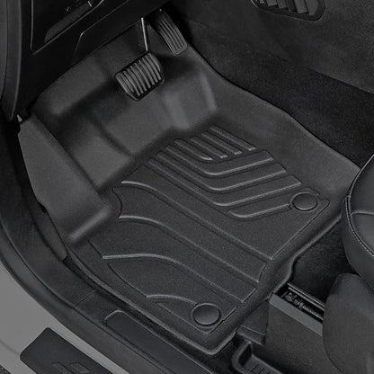 Floor Mats for Ford Edge 2015-2024, All Weather Floor Mats Trunk Cargo Liner with Backrest Protectors and Door Sill Guards Accessories, Full Coverage Set
