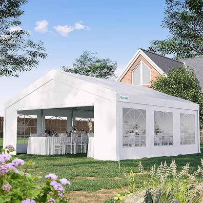 Quictent 16x20 Heavy Duty Party Tent Outdoor Canopy Tent for Parties, Wedding Event Shelter with Storage Bags