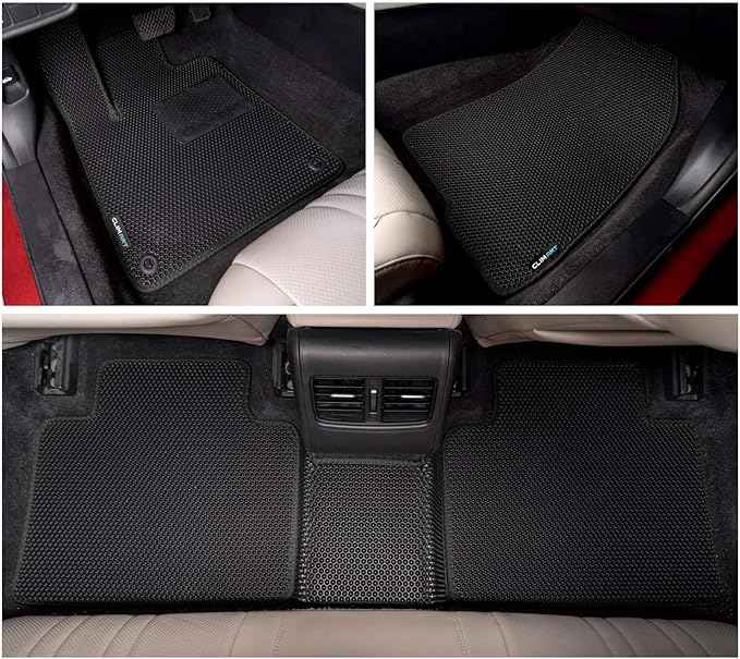 CLIM ART All-Weather Car Floor Mats Compatible with Honda Accord 2018-2022, Custom-Fit Heavy-Duty Floor Liners for Cars & SUVs, Car Accessories for Men & Women, Black - FL011518057