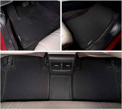 CLIM ART All-Weather Car Floor Mats Compatible with Honda Accord 2018-2022, Custom-Fit Heavy-Duty Floor Liners for Cars & SUVs, Car Accessories for Men & Women, Black - FL011518057
