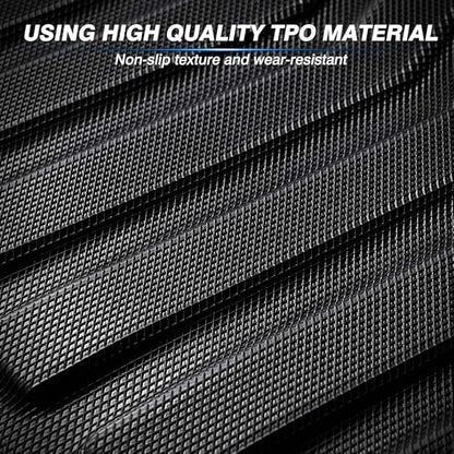 KUST Custom Fit Floor Mats for 2019-2025 Cadillac XT4 Accessories All Weather Floor Liners Rubber 1st & 2nd Row Black Non-Slip High Edge