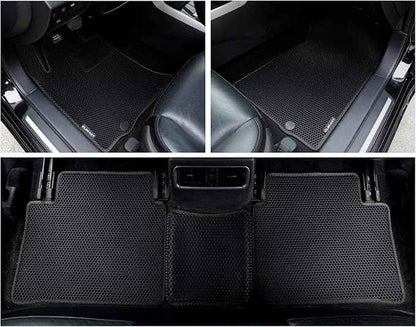 CLIM ART All-Weather Car Floor Mats Compatible with Nissan Altima 2013-2015, Custom-Fit Heavy-Duty Floor Liners for Cars & SUVs, Car Accessories for Men & Women, Black - FL011513125