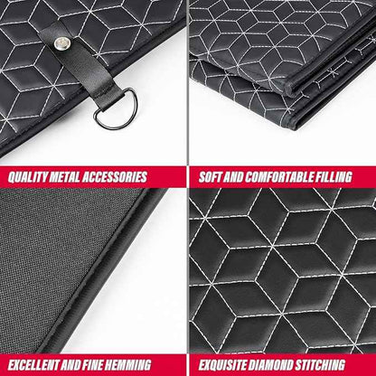 OHMU Non Inflatable Truck Bed Air Mattress for Large Truck,Car Travel Camping Back Seat Extender for F150/RAM 1500/Toyota/Silverado/GMC/Tundra