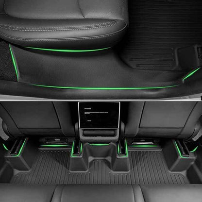 SUPER LINER Floor Mats Compatible with 2025-2026 Tesla Model Y Juniper - TPE Floor Liner& Accessories, Trunk Mats & Seat Back Cover Protector, CabinProtect™ Pro Kit Full-Cabin Protection System