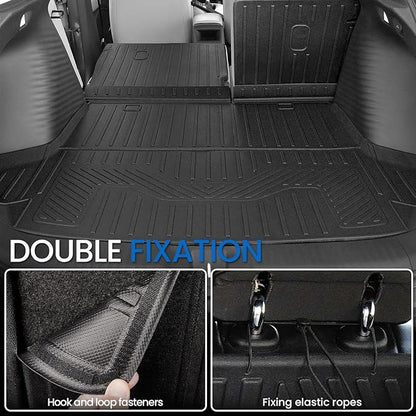 Floor Mats Set for 2023-2025 2026 Honda HR-V, All Weather TPE Backrest Mat Trunk Mat Cargo Liner Door Sill Guards Accessories for HRV (Floor Mats Set)