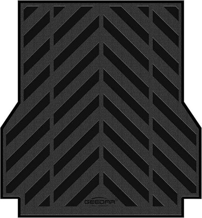GEEDAR Rubber Bed Mat Compatible with 2005-2023 Toyota Tacoma 5Ft Heavy Duty Truck Bed Mat for Toyota Tacoma 5ft Truck Bed Liner, Heavy Duty Pickup Bed Accessories Cargo Mat