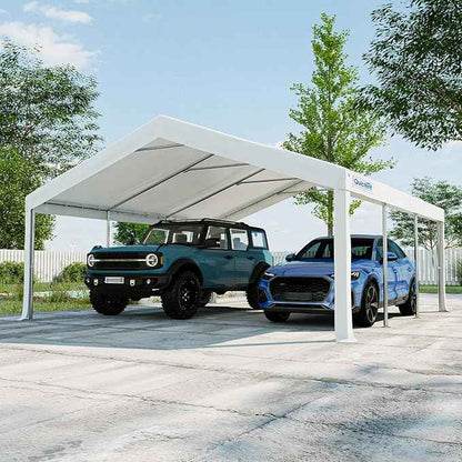 Quictent Party Tent Heavy Duty Outdoor Canopy Tent Wedding Event Shelter BBQ Wedding Tents for Parties with Storage Bags (20'x20')