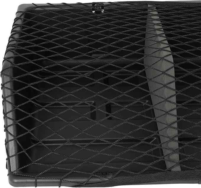 SCITOO 52" PP|Plastic Truck Bed Tool Box,Heavy Duty Crossover Storage for Most Full Size Pickups,Lockable Weatherproof Chest,Fits 52"WX10"DX10"H Truck Beds,Easy Access to Load and Unload