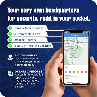 Brickhouse Security TrackPort Pro - Diagnostic GPS Tracker for Vehicles, Car Location, Speed, Battery Health, Mileage, Vehicle Diagnostic Data Report - Plugs into OBD Port - Subscription Required