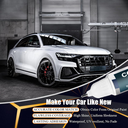 Brilliant Black(LY9B/A2) Touch Up Paint Compatible with Audi, Car Paint Pen Scratch Repair Two-In-One Touch Up Paint, Premium Car Scratch Remover for Deep Scratches
