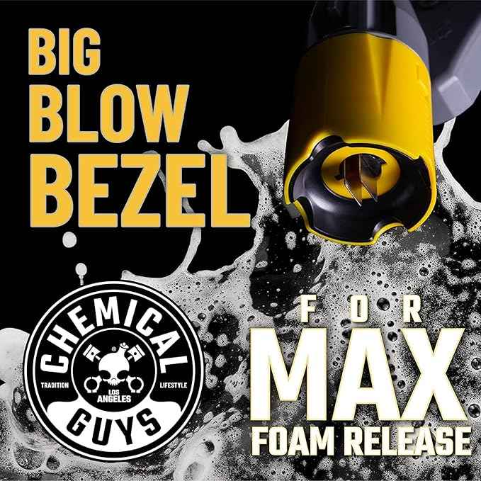 Chemical Guys HOL363 16-Piece Arsenal Builder Ceramic Car Wash & Protection Kit with Big Mouth Max Release Foam Cannon, Bucket and (6) 16 oz Car Care Cleaning Chemicals (Works w/Pressure Washers)
