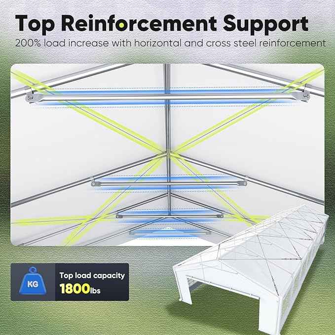Quictent 20x60 Heavy Duty Party Tent for Parties Outdoor Large Canopy Wedding Event Shelter Wedding Tents for Parties with Storage Bags(Church)
