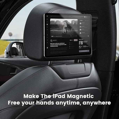 Nillkin iPad Magnetic Wall Mount Holder, Tablet Holder Magnets Mount for Kitchen car,Kids,Bathroom, Car headrest Backseat, Mount for Apple TV, Router, Smart Home hub, Photo