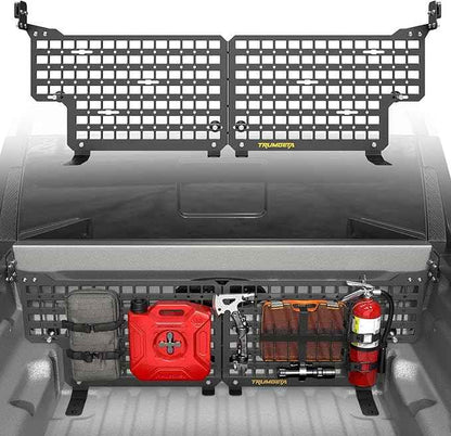 Aluminum Front Bed MOLLE Panel Fit for 2022–2026 Ford Maverick, No-Drill Installation, Heavy-Duty Truck Bed Organizer Storage Rack System for Tools and Outdoor Gear