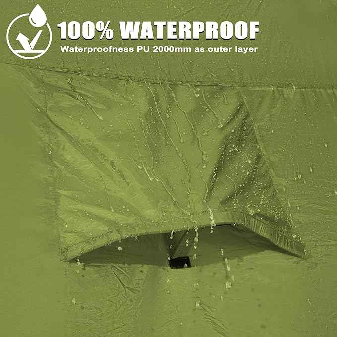 Pickup Truck Tent, Waterproof PU2000mm Double Layer for FT Truck Bed, Portable Bed Tent for Camping