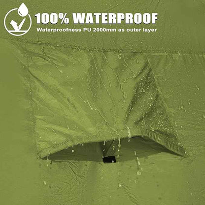 Pickup Truck Tent, Waterproof PU2000mm Double Layer for FT Truck Bed, Portable Bed Tent for Camping