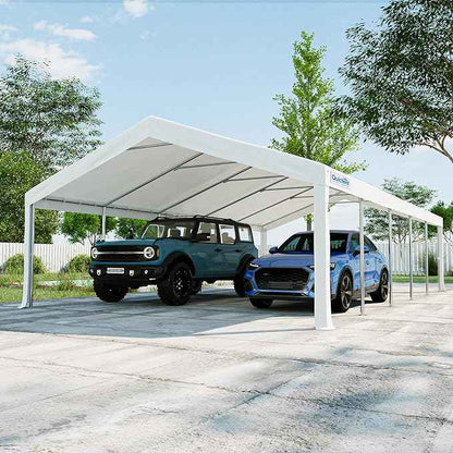 Quictent 20x30ft Party Tent Heavy Duty Outdoor Canopy Tent Carport Wedding Event Shelter BBQ Wedding Tents for Parties with Storage Bags(Mesh)