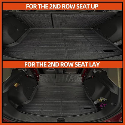 Custom Fit Floor Mats for Volkswagen VW Tiguan 2009-2017, All Weather TPE Floor Liners with Trunk Mat & Backrest Protectors, Odorless Full Set Interior Accessories