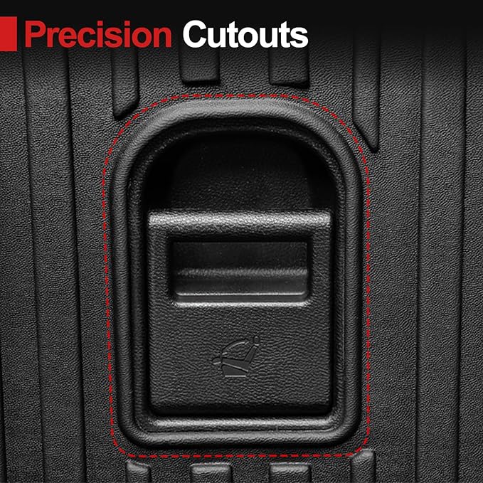 Cargo Mat for 2022-2026 Acura MDX Accessories, All Weather TPE Cargo Liner with Backrest Mat and Left Storage Mat for 2025 2026 Acura MDX Type S Accessories