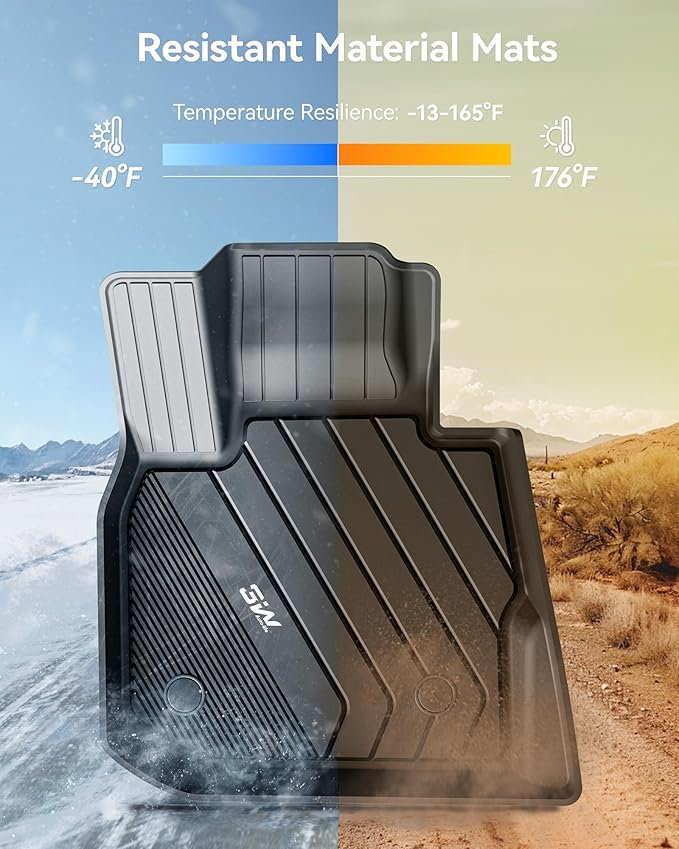 3W Floor Mats & Detachable Carpet Fit for 2018-2024 BMW X3 Floor Mats & 2019-2025 X4,Floor Liner for X3 30i M40i 30e M, X4 M M40i xDrive30i, Full Set Car Mats, Double Layer TPE All-Weather Accessories